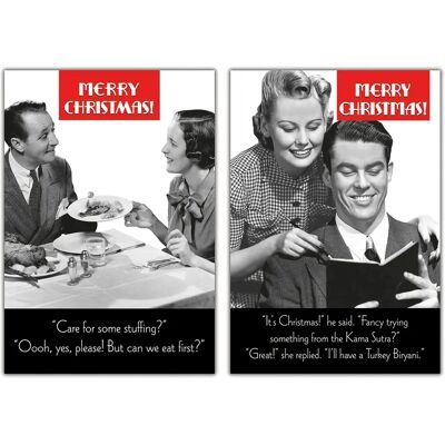 Generic - Christmas Cards Multi-Pack - 2 Designs - Cartes Generic - Christmas Cards Multi-Pack - 2 Designs - Cartes