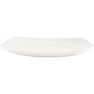 Assiette Carrée Blanche Churchill - 252mm - Résistante, Micro-ondable - Publicité Assiette Carrée Blanche Churchill - 252mm - Résistante, Micro-ondable - Publicité