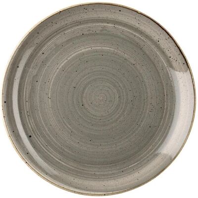 Churchill Peppercorn Grey Vitrified Porcelain Essteller - 28,8cm Churchill Peppercorn Grey Vitrified Porcelain Essteller - 28,8cm