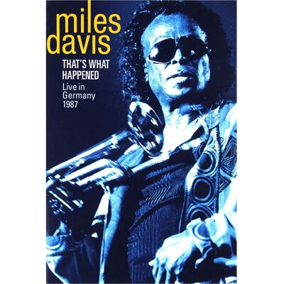 Miles Davis Tutu En Direct en Allemagne 1987 DVD - Publicité Miles Davis Tutu En Direct en Allemagne 1987 DVD - Publicité