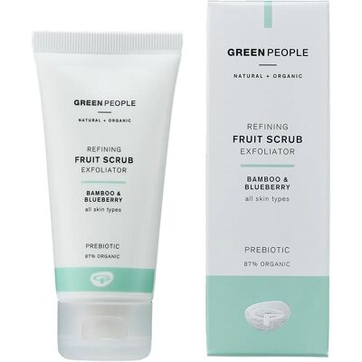 Green People Organic Fruit Scrub Exfoliator - Sheabutter, Bamboo & Cranberry - 50ml - Exfoliator Green People Organic Fruit Scrub Exfoliator - Sheabutter, Bamboo & Cranberry - 50ml - Exfoliator