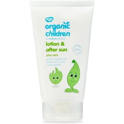 Green People Organic Children Aloe Vera Lotion & After Sun - 150ml Green People Organic Children Aloe Vera Lotion & After Sun - 150ml