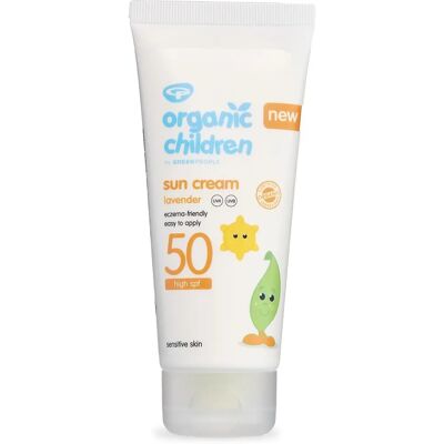 Green People Organic Children Lavender Sun Cream SPF50 - 100ml Green People Organic Children Lavender Sun Cream SPF50 - 100ml