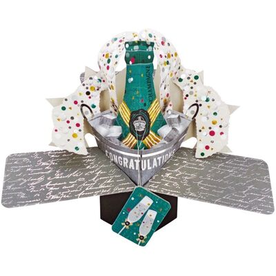 Second Nature Congratulations Pop Up Card - Greeting Card Second Nature Congratulations Pop Up Card - Greeting Card