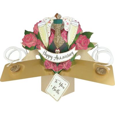 Second Nature Jubilejní Pop Up Card - Happy Anniversary - Pop-up-Karte Second Nature Jubilejní Pop Up Card - Happy Anniversary - Pop-up-Karte