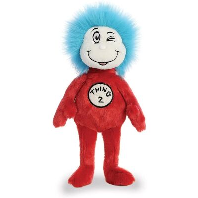 Aurora Dr Seuss Thing 2 Plush Soft Toy - Soft Toy, Red, 8in, Based on Dr. Seuss Aurora Dr Seuss Thing 2 Plush Soft Toy - Soft Toy, Red, 8in, Based on Dr. Seuss