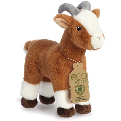 Aurora World Aurora Eco Nation Goat - Recycled Soft Toy - 10.5In Aurora World Aurora Eco Nation Goat - Recycled Soft Toy - 10.5In
