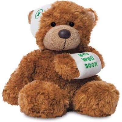 Aurora Bonnie Get Well Soon Bear - Soft Toy - 9In Aurora Bonnie Get Well Soon Bear - Soft Toy - 9In