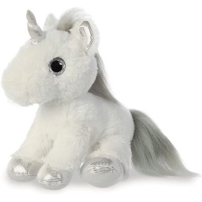 Aurora Contes Éclatants 12" Licorne Twilight Argent Plush - Peluche - Publicité Aurora Contes Éclatants 12" Licorne Twilight Argent Plush - Peluche - Publicité