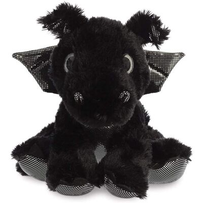 Aurora Onyx Dragon - 12In Plush Toy - Sparkle Tales Collection Aurora Onyx Dragon - 12In Plush Toy - Sparkle Tales Collection
