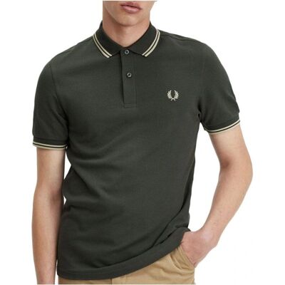 Fred Perry Grünes Slim Fit Baumwoll-Polo - Freizeitbekleidung Fred Perry Grünes Slim Fit Baumwoll-Polo - Freizeitbekleidung