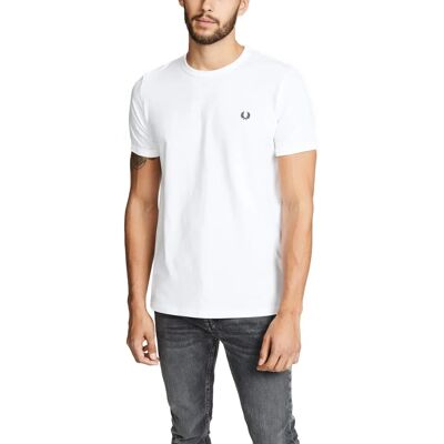 Fred Perry Ringer T-Shirt (M3519) - alb Fred Perry Ringer T-Shirt (M3519) - alb