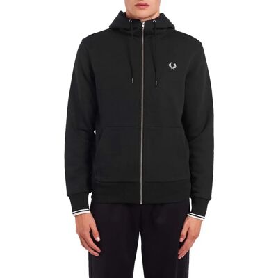 Fred Perry X-Large Schwarzer Kapuzenpullover - Kapuzenpullover Fred Perry X-Large Schwarzer Kapuzenpullover - Kapuzenpullover