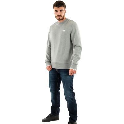 Fred Perry Rundhals Sweatshirt (M7535) - Regular Fit grau (M7535-420) Fred Perry Rundhals Sweatshirt (M7535) - Regular Fit grau (M7535-420)