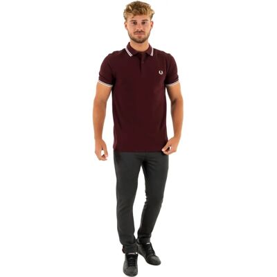 Koszulka Polo Fred Perry (M3600) - Polo-Shirt (FPPM3600-597) czerwona Koszulka Polo Fred Perry (M3600) - Polo-Shirt (FPPM3600-597) czerwona