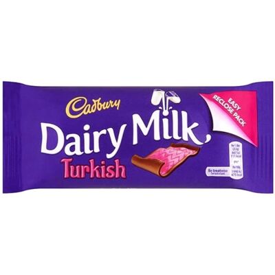Cadbury Dairy Milk Turkish Irish Chocolate Bar - 47g Cadbury Dairy Milk Turkish Irish Chocolate Bar - 47g