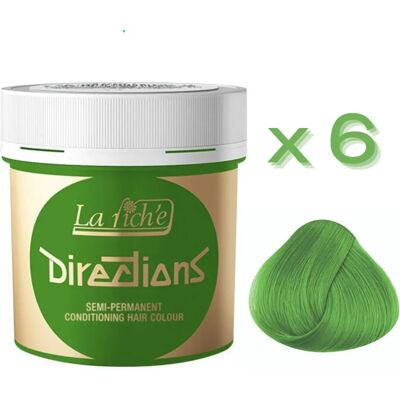 La Riche Directions Frühlingsgrün Semi-Permanent Haartönung - 88ml Becher La Riche Directions Frühlingsgrün Semi-Permanent Haartönung - 88ml Becher