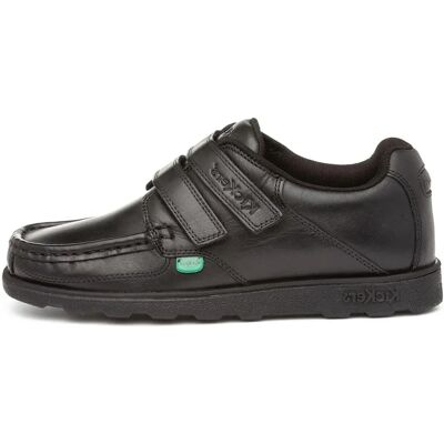 Kickers Kickers Fragma Chaussures en Cuir - Junior - Noir Kickers Kickers Fragma Chaussures en Cuir - Junior - Noir