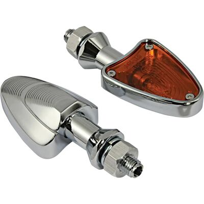 Clignotants LED Bike IT INDSHKALL Orange - Publicité Clignotants LED Bike IT INDSHKALL Orange - Publicité