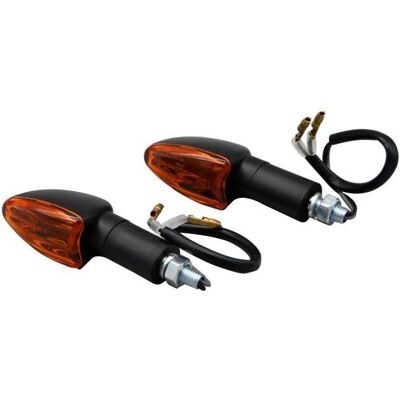 Bike It Mini Spear Long - black - orange lens - LED turn signal Bike It Mini Spear Long - black - orange lens - LED turn signal