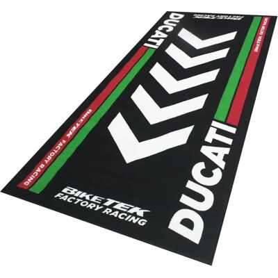 Tapis de Garage Biketek Série 4 Ducati - Résistant à l'huile & à l'eau - Multicolore - Publicité Tapis de Garage Biketek Série 4 Ducati - Résistant à l'huile & à l'eau - Multicolore - Publicité