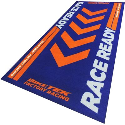 Biketek Orange Garage Mat Series 4 - Garage Mat - Publicité Biketek Orange Garage Mat Series 4 - Garage Mat - Publicité