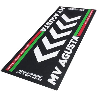 Biketek Garage Mat Series 4 MV Agusta - Black - 190cm x 80cm - Garage Mat Biketek Garage Mat Series 4 MV Agusta - Black - 190cm x 80cm - Garage Mat