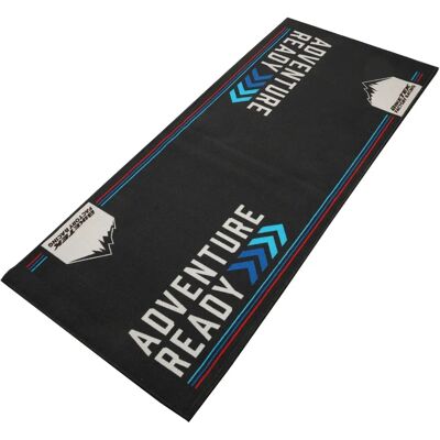 Tapis d'atelier Biketek Adventure Series - Bleu/Noir - 190x80cm - Publicité Tapis d'atelier Biketek Adventure Series - Bleu/Noir - 190x80cm - Publicité