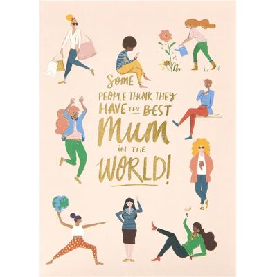 UK Greetings - 692559-0-1 - Carte fête des mères avec enveloppe - Design illustré - Carte de vœux UK Greetings - 692559-0-1 - Carte fête des mères avec enveloppe - Design illustré - Carte de vœux