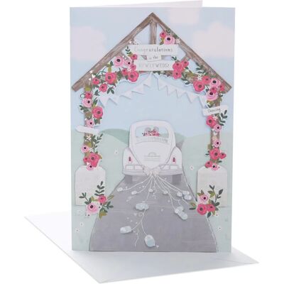 UK Greetings - Wedding Card - Laser cut - Greeting Card UK Greetings - Wedding Card - Laser cut - Greeting Card