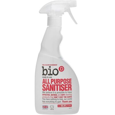 Bio-D All Purpose Sanitiser Spray - 500ml - Sanitiser Spray Bio-D All Purpose Sanitiser Spray - 500ml - Sanitiser Spray
