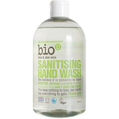 Bio-D Lime & Aloe Vera Hand Wash - Hand Wash Bio-D Lime & Aloe Vera Hand Wash - Hand Wash