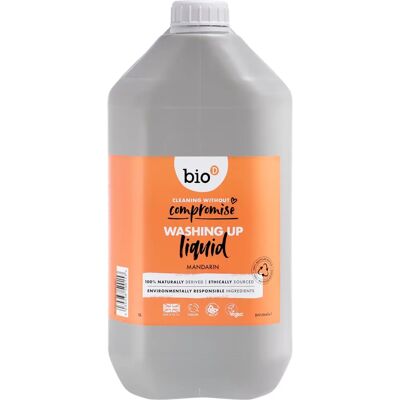 Bio D Mandarin Washing Up Liquid 5L - Dish Soap Bio D Mandarin Washing Up Liquid 5L - Dish Soap