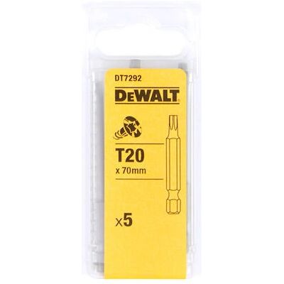 Dewalt DT7292-QZ Skruvmejselbitsset 5 delar - Torx 70mm Dewalt DT7292-QZ Skruvmejselbitsset 5 delar - Torx 70mm