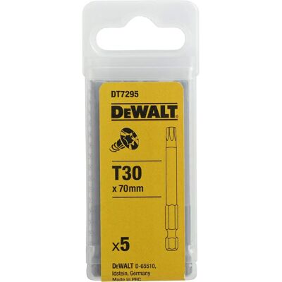 DeWalt DT7295-QZ 70MM TORX Bit - Silver DeWalt DT7295-QZ 70MM TORX Bit - Silver