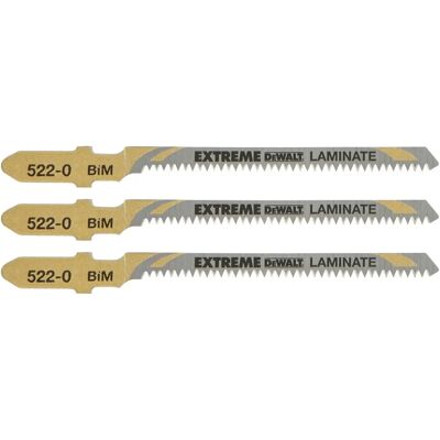 DeWALT DT2081-QZ 3 Stück Bi-Metall Stichsägenblätter DeWALT DT2081-QZ 3 Stück Bi-Metall Stichsägenblätter