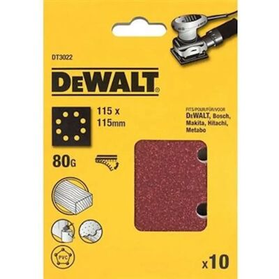 DeWalt 115 x 115 mm Schleifgurt Set mit 10 DeWalt 115 x 115 mm Schleifgurt Set mit 10
