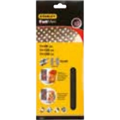 Stanley STA39007-XJ Folhas de papel abrasivo - 3 unidades Stanley STA39007-XJ Folhas de papel abrasivo - 3 unidades