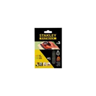 Stanley STA39132-XJ Folhas de lixa de malha - 3 unidades Stanley STA39132-XJ Folhas de lixa de malha - 3 unidades