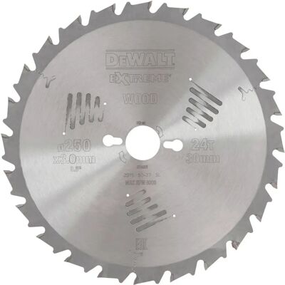 Dewalt DT4301-QZ Lama per sega a braccio radiale - 250x30mm, 24 D Dewalt DT4301-QZ Lama per sega a braccio radiale - 250x30mm, 24 D