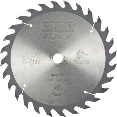 Dewalt Cirkel Sågblad - 250mm, 48T, för hårda material Dewalt Cirkel Sågblad - 250mm, 48T, för hårda material