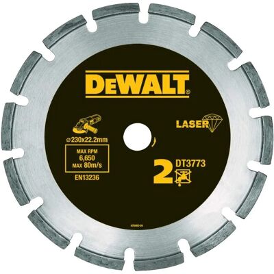 DeWALT DT3773-XJ Diamant-Sägeblatt - 230mm, Laserschweiß, Trockenschnitt DeWALT DT3773-XJ Diamant-Sägeblatt - 230mm, Laserschweiß, Trockenschnitt