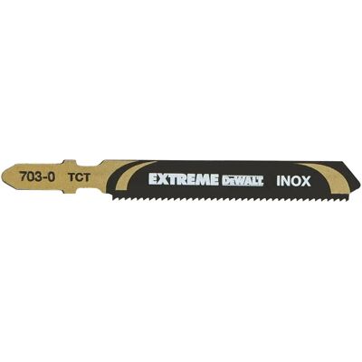 Lame de scie sauteuse DeWALT DT2055-QZ Acier Inoxydable - Pour tôles de 2-5mm Lame de scie sauteuse DeWALT DT2055-QZ Acier Inoxydable - Pour tôles de 2-5mm
