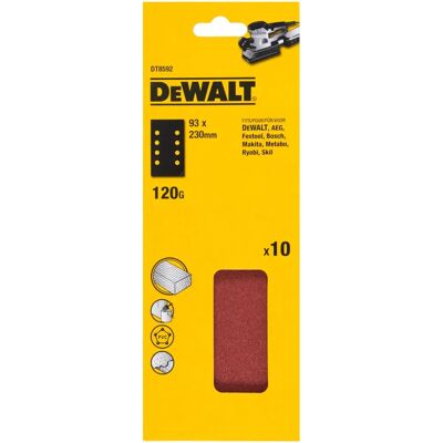 DeWALT DT8592-QZ Hochwertige Schleifblätter - 10 Stück DeWALT DT8592-QZ Hochwertige Schleifblätter - 10 Stück