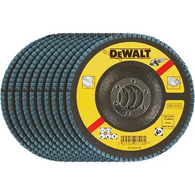 DeWALT DT3294-QZ Disco de retífica - 115mm, Granulação 80, Tipo 27/29 DeWALT DT3294-QZ Disco de retífica - 115mm, Granulação 80, Tipo 27/29