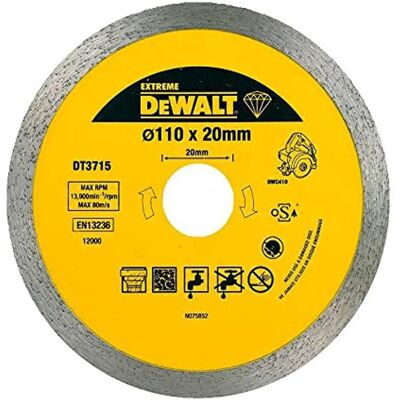 DeWALT DWC410 Hochleistungs-Diamant-Trennscheibe - Winkelschleifer-Zubehör DeWALT DWC410 Hochleistungs-Diamant-Trennscheibe - Winkelschleifer-Zubehör
