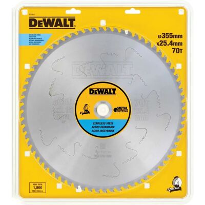 Dewalt DT1921-QZ Kreissägeblatt - Edelstahl schneiden - 355mm Dewalt DT1921-QZ Kreissägeblatt - Edelstahl schneiden - 355mm