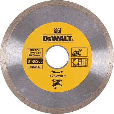 DeWALT DT40206-QZ Winkelschleifer Zubehör - Diamantscheibe 180mm DeWALT DT40206-QZ Winkelschleifer Zubehör - Diamantscheibe 180mm