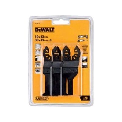 Conjunto de lâminas para multi-ferramentas DeWALT DT20713 - Madeira, Pregos, Gesso Conjunto de lâminas para multi-ferramentas DeWALT DT20713 - Madeira, Pregos, Gesso