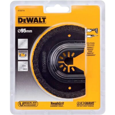 DeWalt DT20718-QZ Multi-Tool Accessory - Fastcut Grout Removal Blade DeWalt DT20718-QZ Multi-Tool Accessory - Fastcut Grout Removal Blade